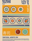 Sushi Japanese Food Print