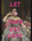 Let Them Eat Cake, Bubble Gum Vintage Portrait
