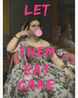 Let Them Eat Cake, Bubble Gum Vintage Portrait