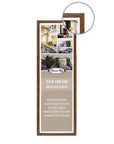 Poster frame 53 x 158 cm wood decor oak