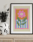 Pink Abstract Flower