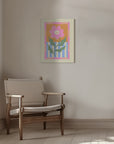 Pink Abstract Flower