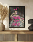 Let Them Eat Cake, Bubble Gum Vintage Portrait