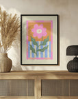 Pink Abstract Flower