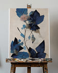 Blue Dry Flowers