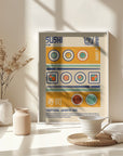 Sushi Japanese Food Print