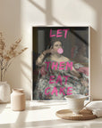 Let Them Eat Cake, Bubble Gum Vintage Portrait