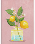Lemon Bunch In Vase