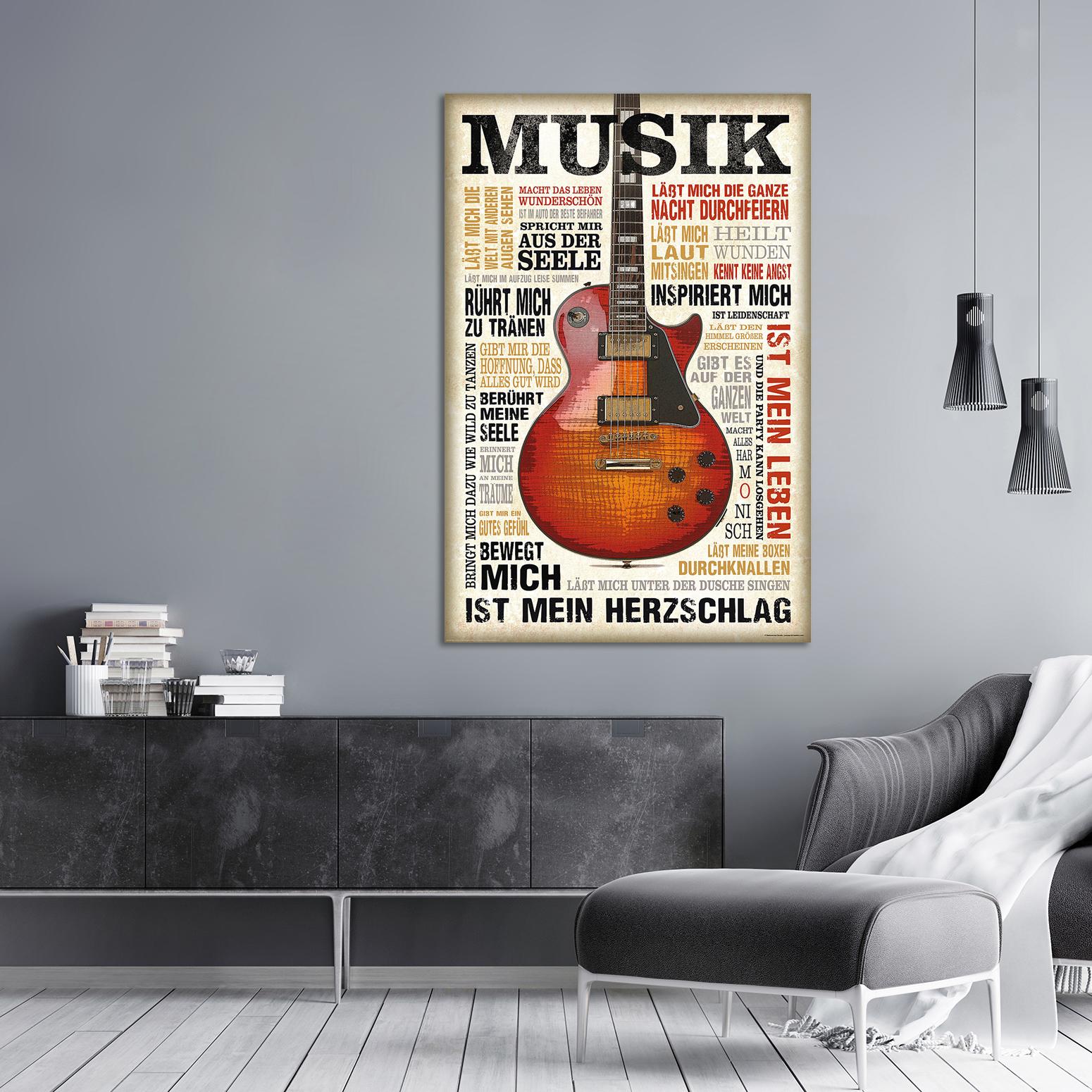 Poster Music is Passion 91,5x61 Poster Music is Passion 91,5x61