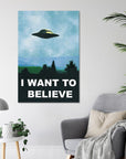 'I Want To Believe' Poster Ufo