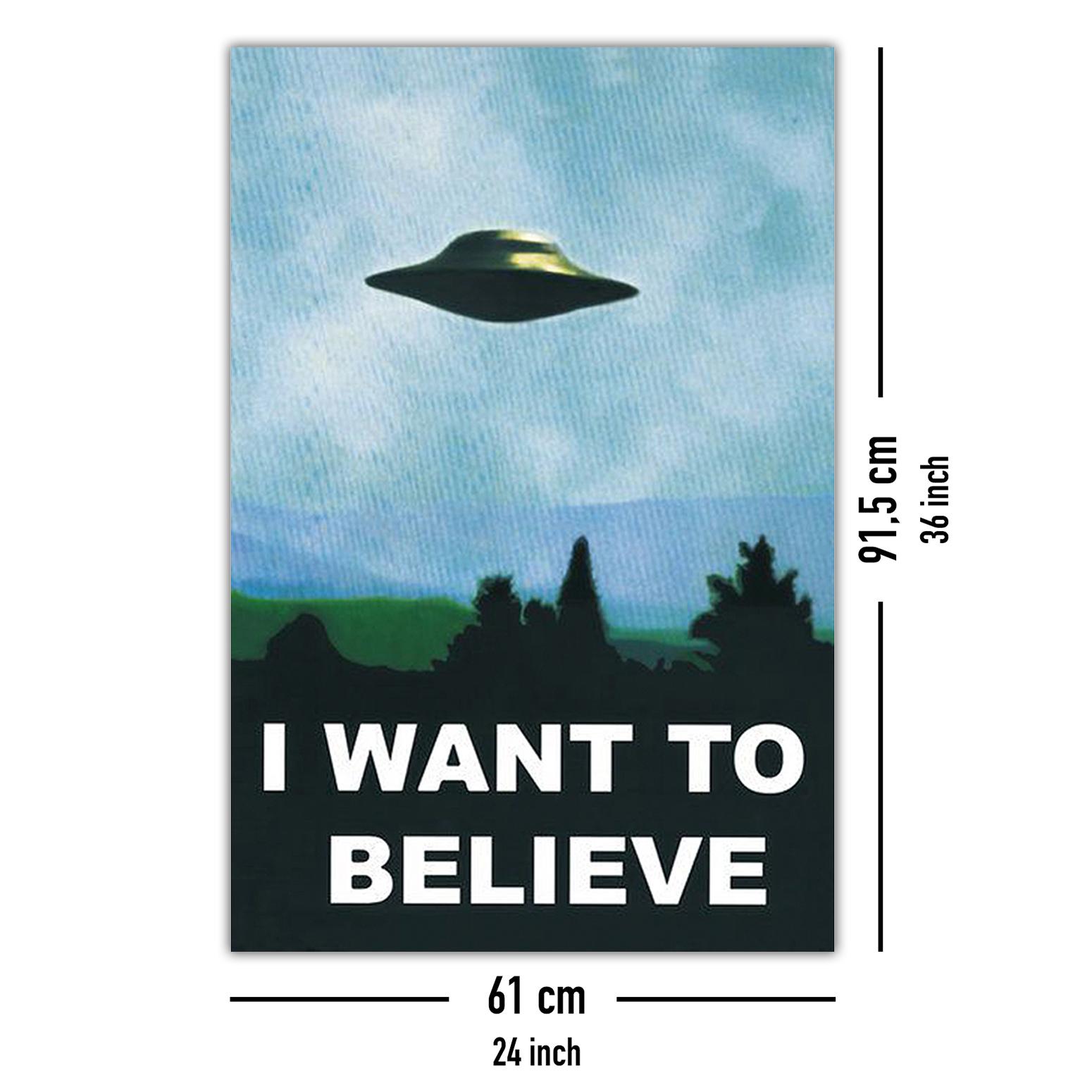 &#39;I Want To Believe&#39; Poster Ufo