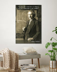 Albert Einstein Poster Zitat