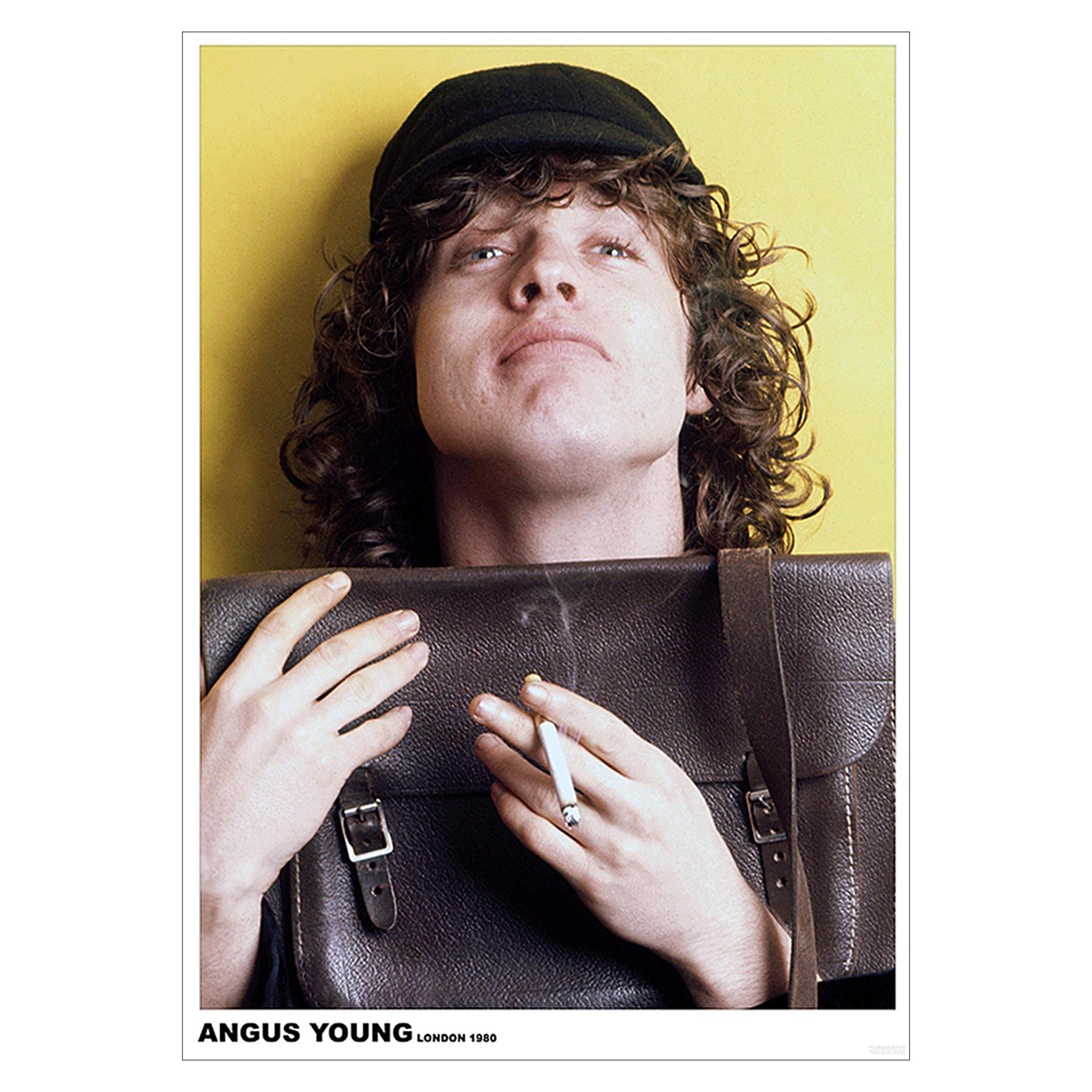 AC/DC Poster Angus Young Cigarette