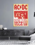 AC/DC Poster Live Highway To Hell Tour 1979