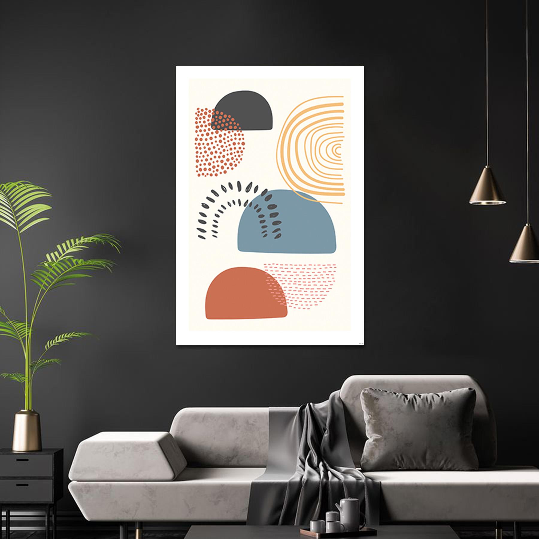 Abstract Shapes Poster Abstrakte Formen