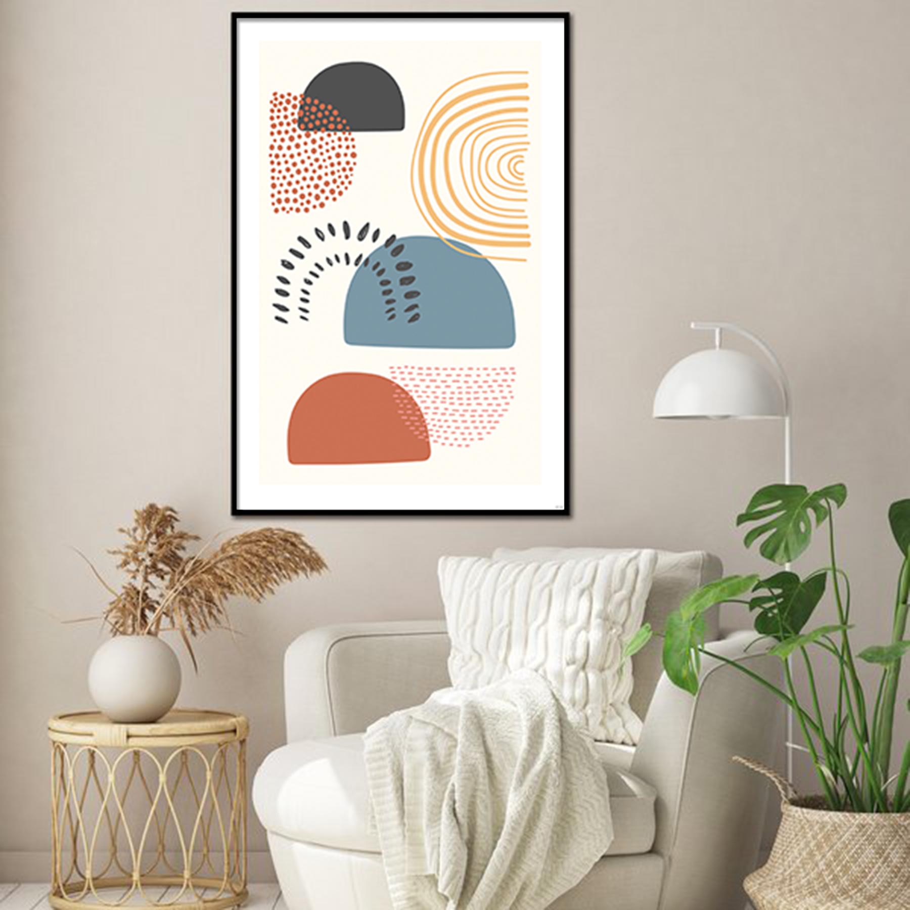 Abstract Shapes Poster Abstrakte Formen