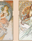 Alfons Mucha Poster Jugendstil Die Vier Künste