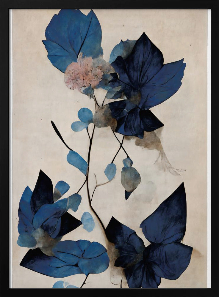 Blue Dry Flowers