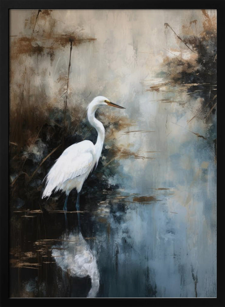 Egret in Lake