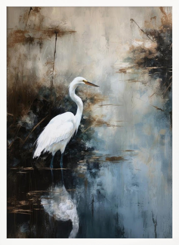 Egret in Lake