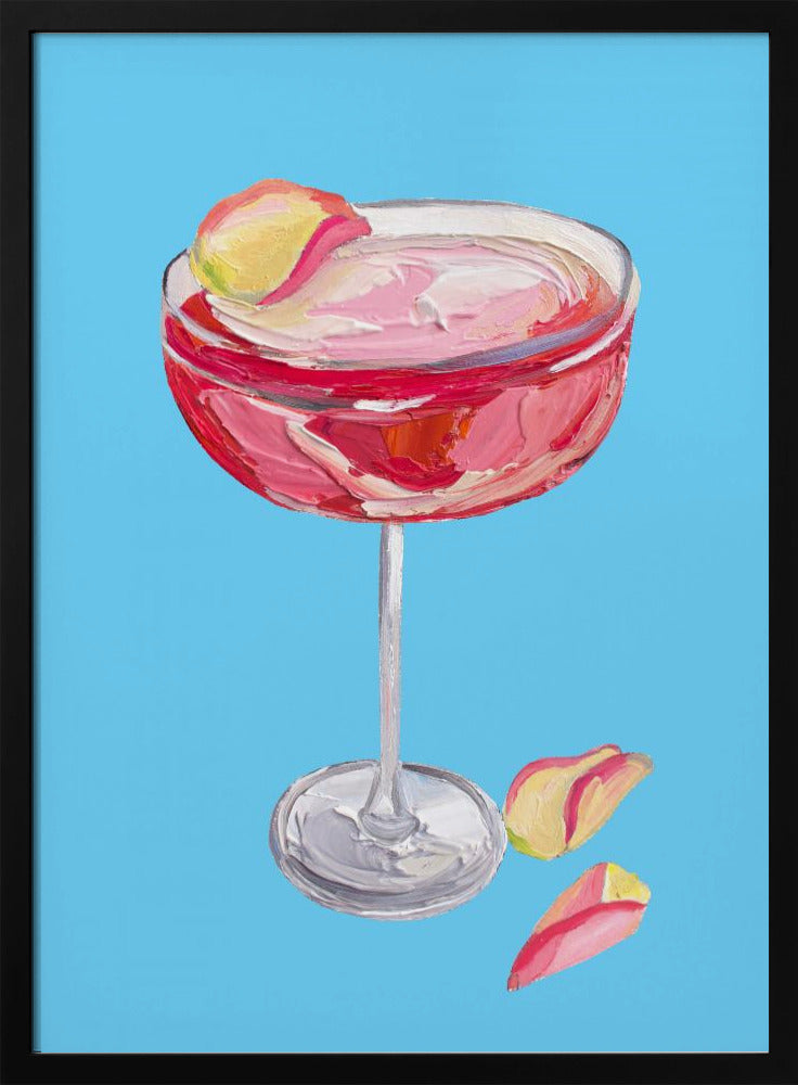 Sparkling Rose Gin Cocktail