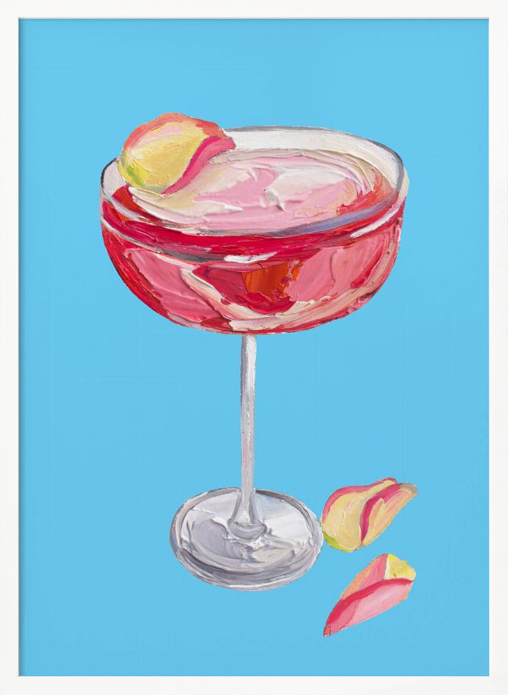 Sparkling Rose Gin Cocktail