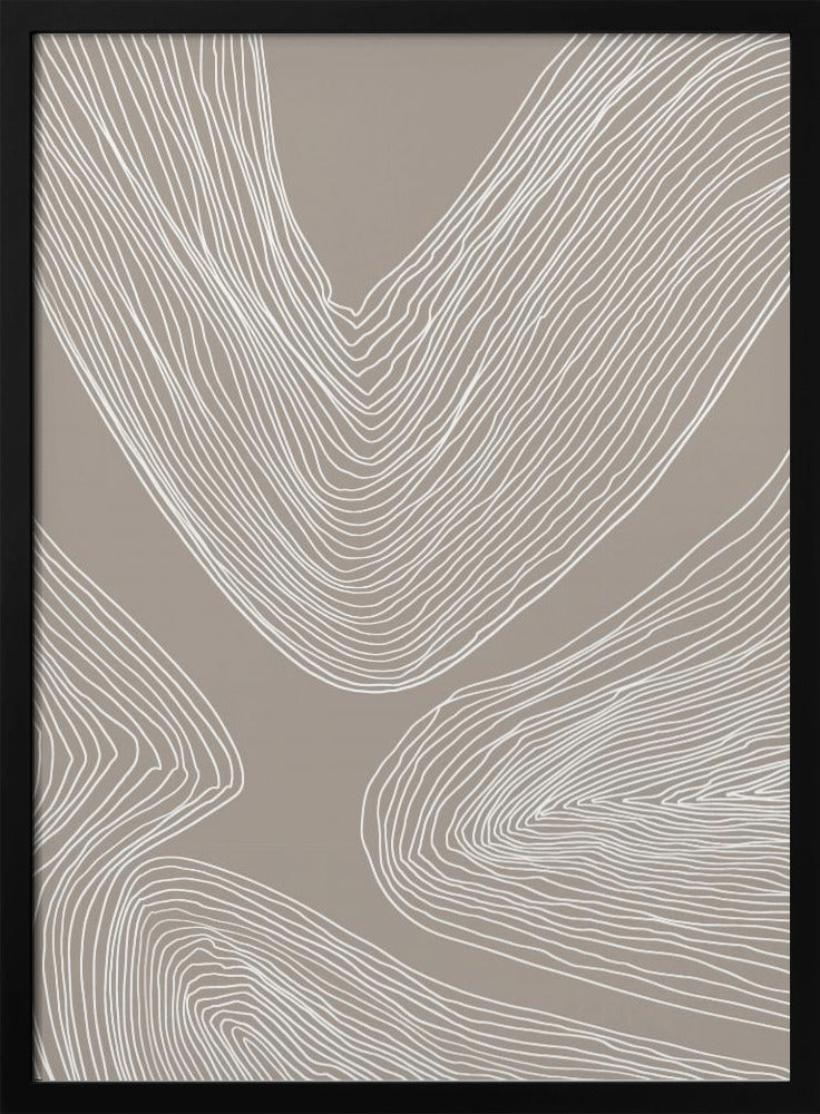 Flowing Contours Line Art