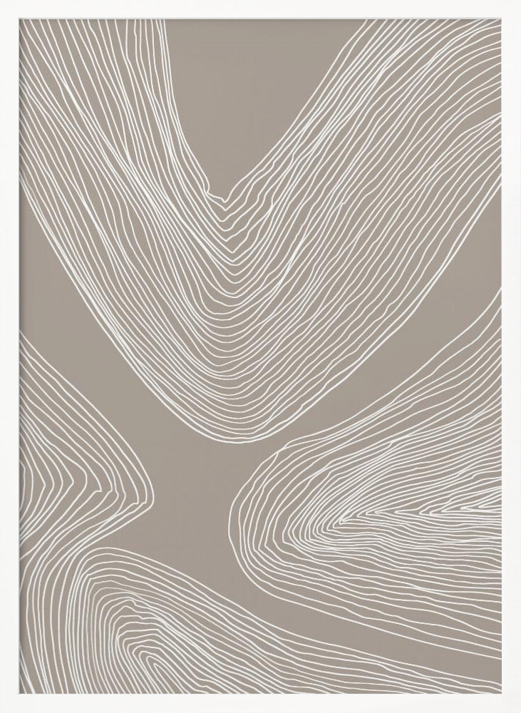 Flowing Contours Line Art