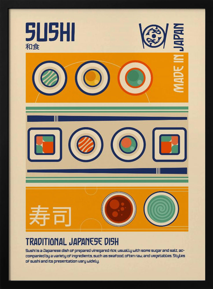 Sushi Japanese Food Print