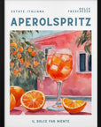 Aperol Spritz, Aquarell, Fresh