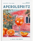 Aperol Spritz, Aquarell, Fresh
