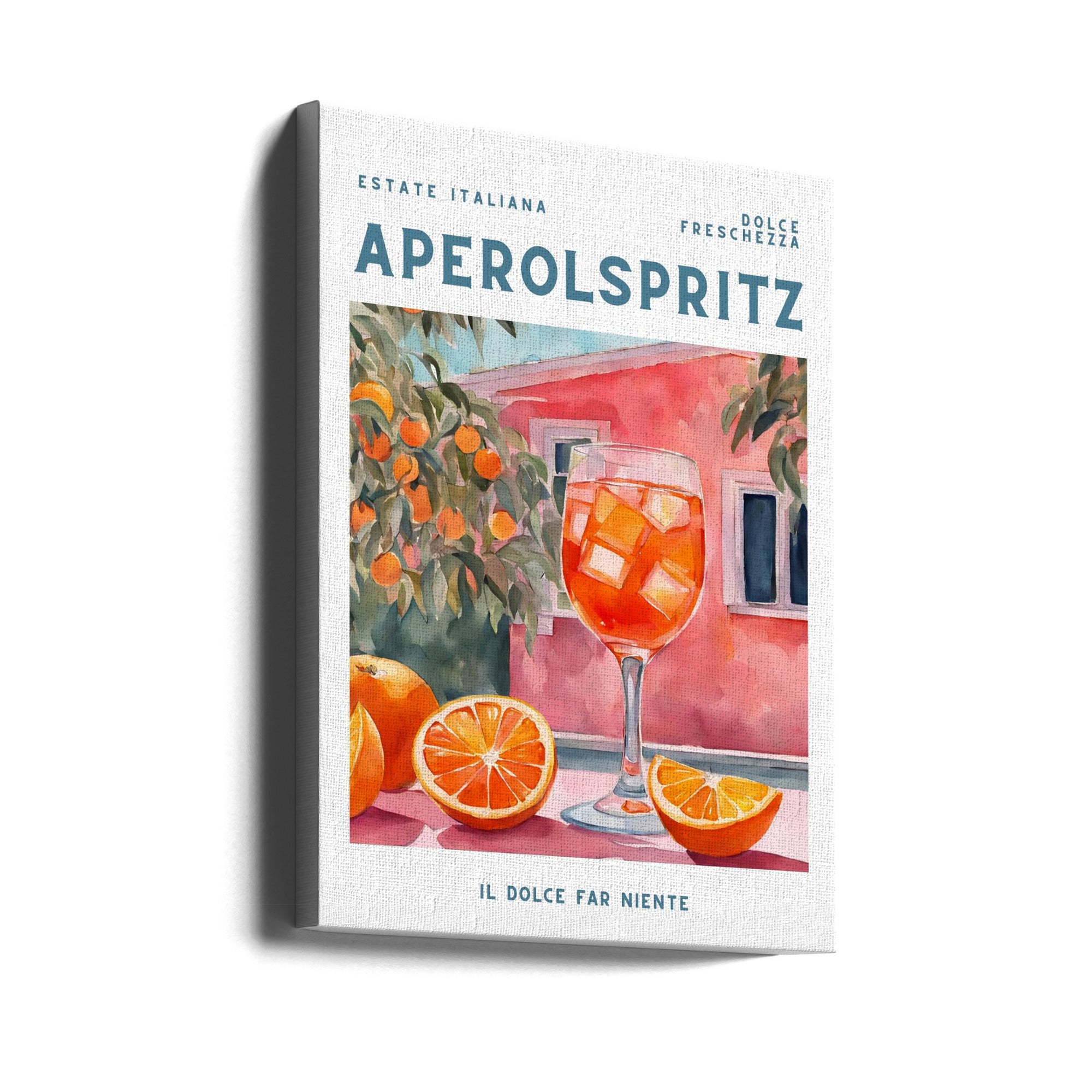 Aperol Spritz, Aquarell, Fresh