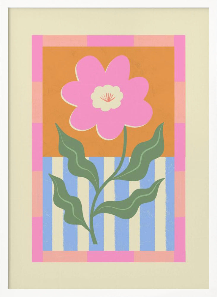 Pink Abstract Flower