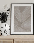 Flowing Contours Line Art