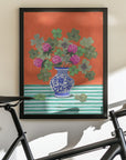 Clovers and Pink Blossoms