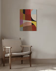 Warm Colors Bauhaus Geometry2