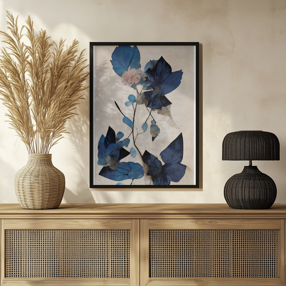 Blue Dry Flowers