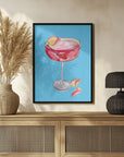 Sparkling Rose Gin Cocktail