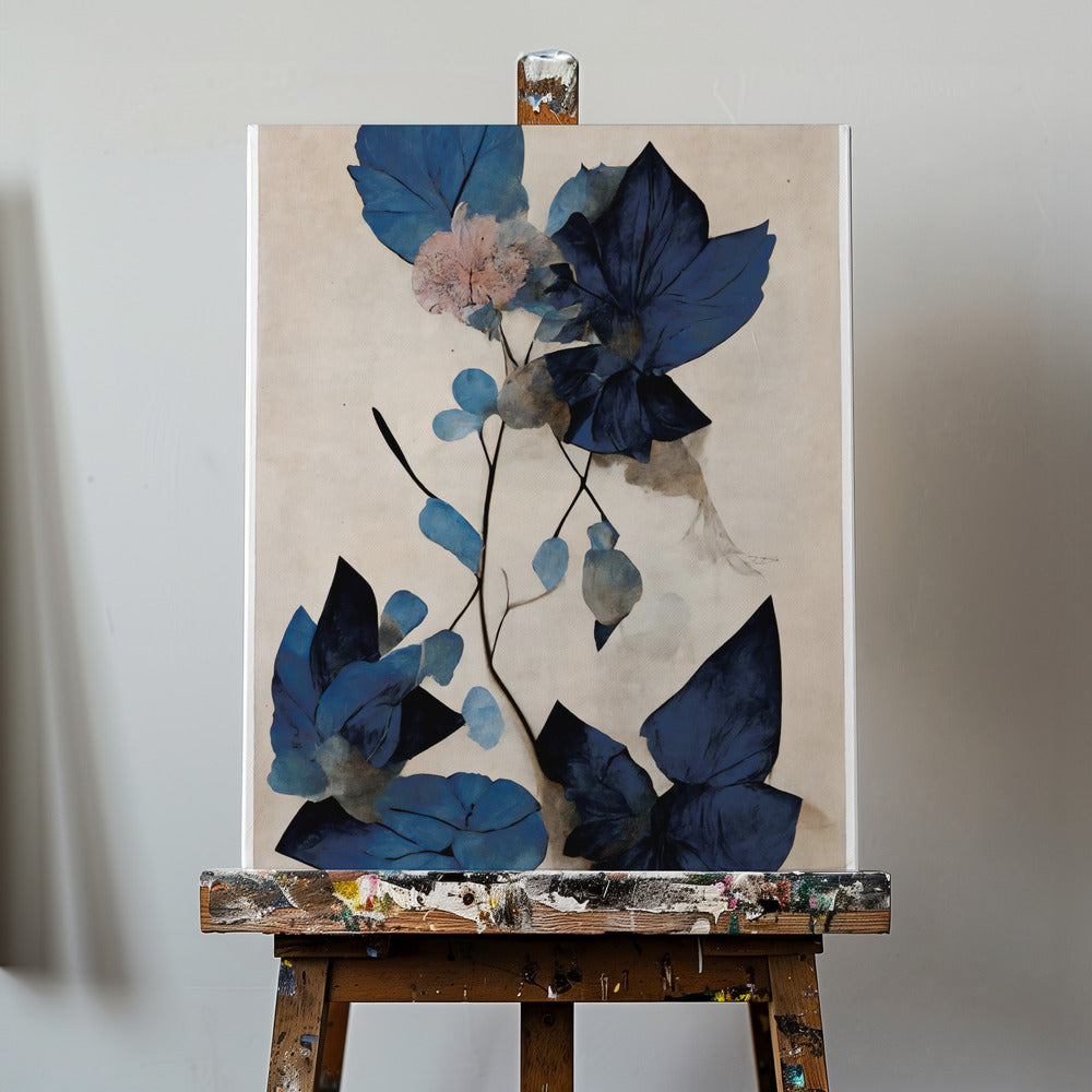 Blue Dry Flowers