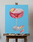 Sparkling Rose Gin Cocktail