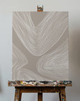 Flowing Contours Line Art
