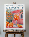 Aperol Spritz, Aquarell, Fresh