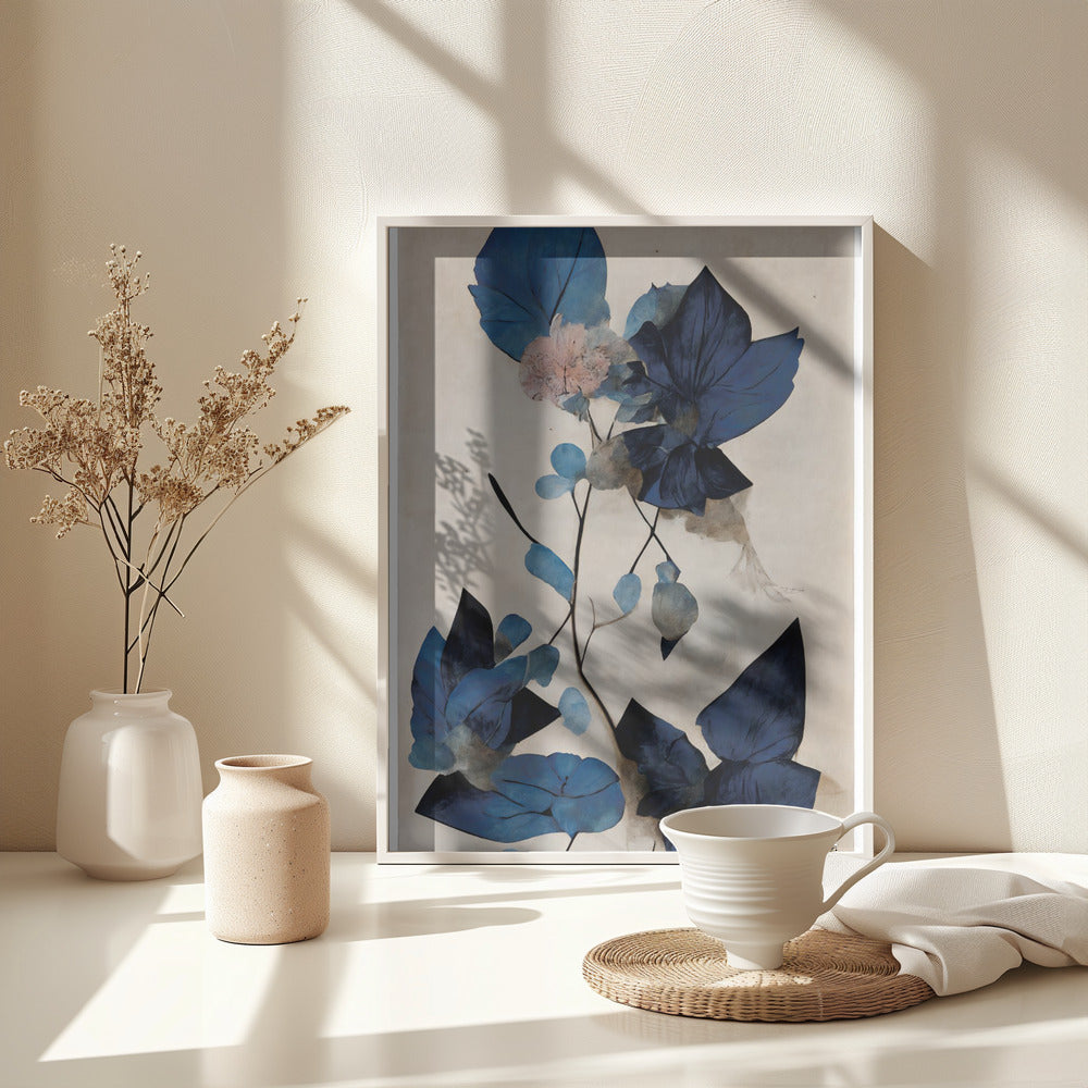 Blue Dry Flowers