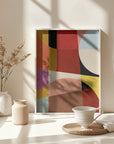 Warm Colors Bauhaus Geometry2