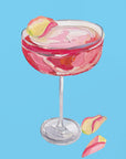 Sparkling Rose Gin Cocktail