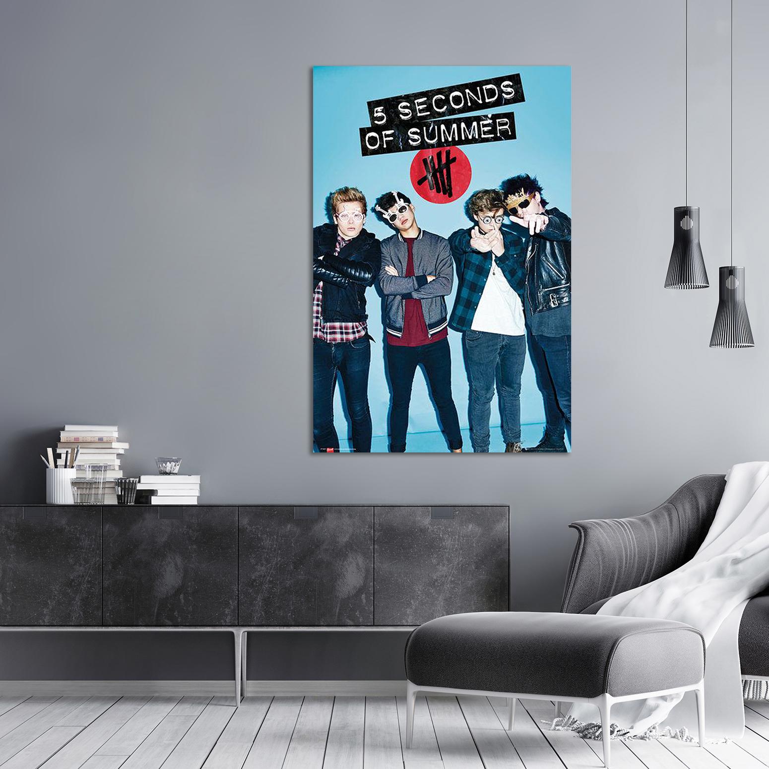 5 Seconds of Summer Poster Brillen