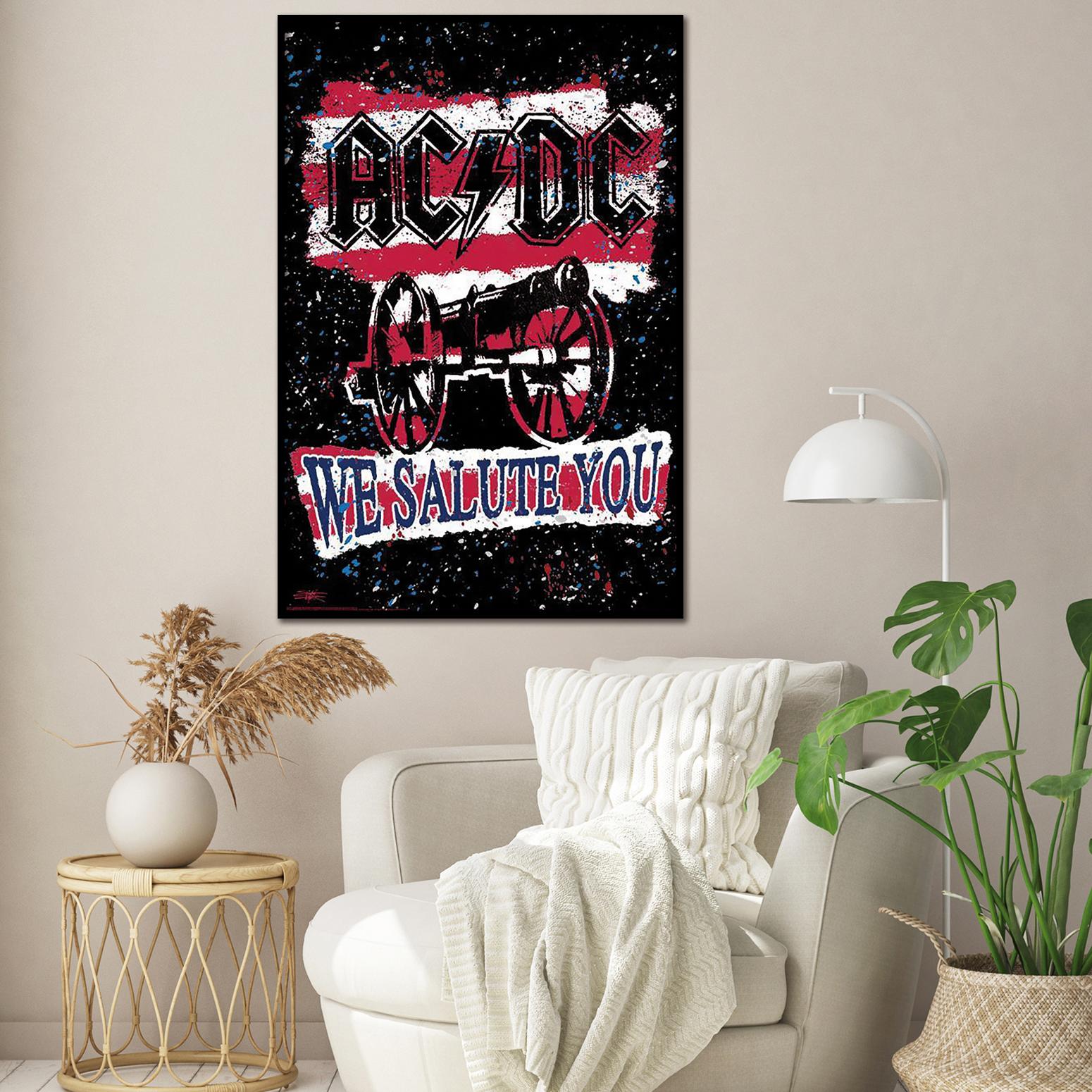 AC/DC Poster We Salute You Stephen Fishwick