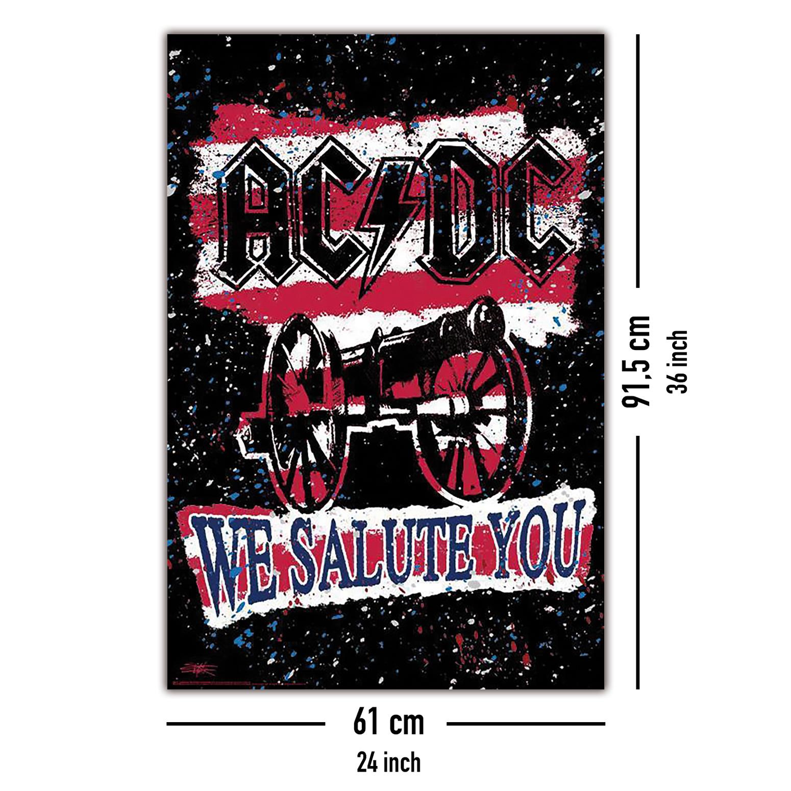 AC/DC Poster We Salute You Stephen Fishwick