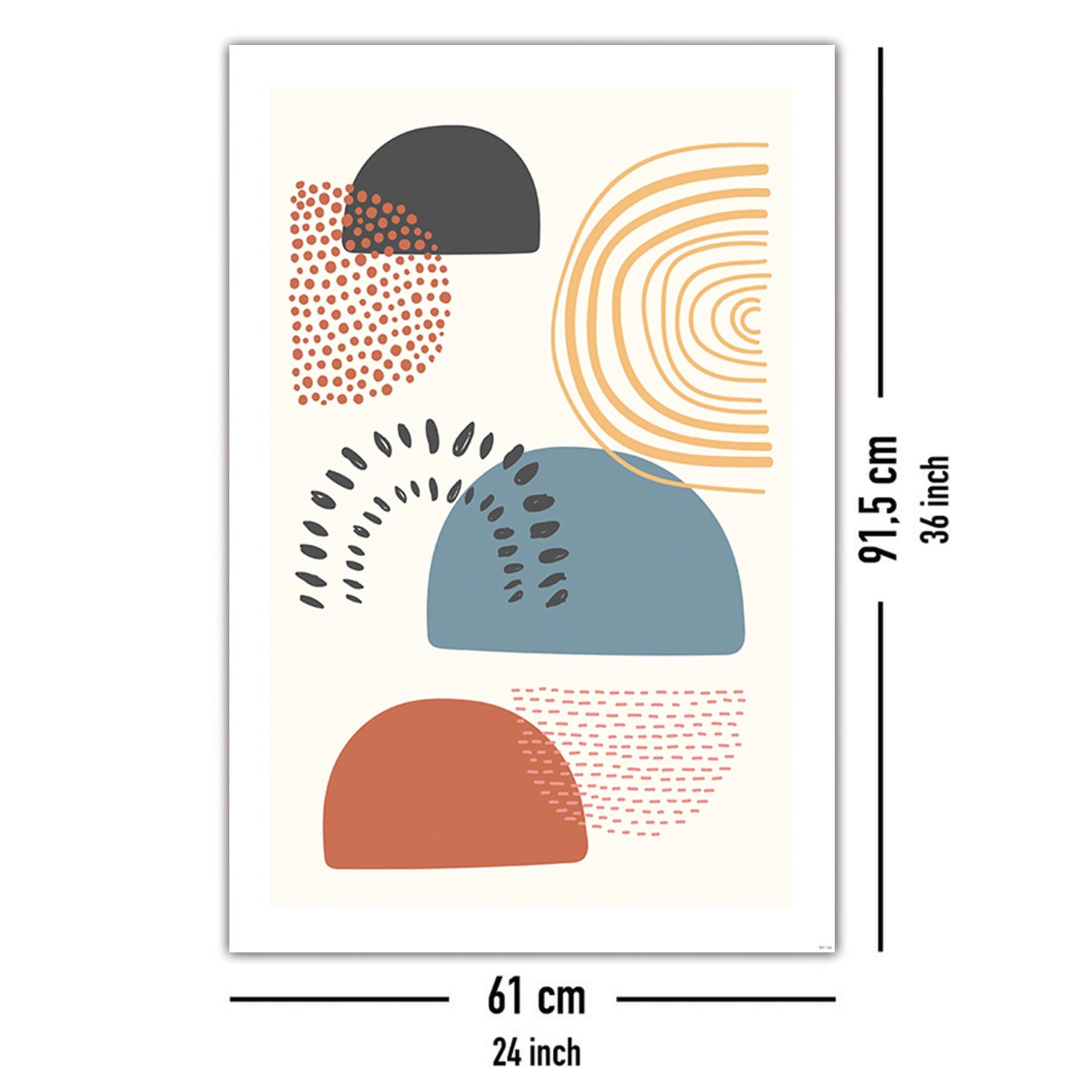Abstract Shapes Poster Abstrakte Formen